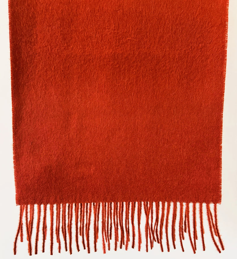 Long Brushed Scarf 100% Baby Alpaca — alternate view
